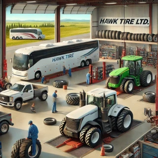 Why Hawk Tire Ltd. is Red Deer's Go-To Provider for Tires and Tire Services for Commercial, Agricultural, Buses, and RV Vehicles